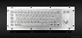 Metal keyboard with trackball-IP65 waterproof