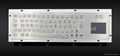 Metal keyboard with touchpad