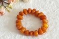beeswax amber bracelet and red coral bracelet 4