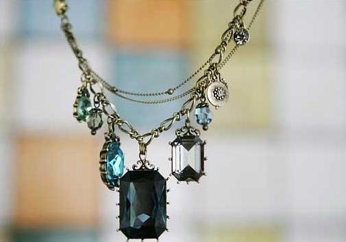 jewelry green precious stone necklace 3