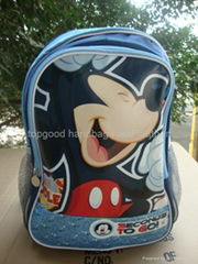 2013 hot sale carton printed school bags for kids