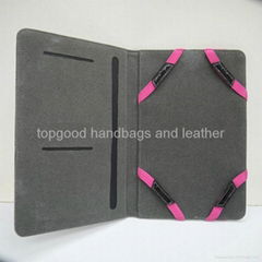 2013 Hot sale fashion portable ipad leather case