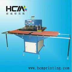 Hydraumatic type double locations heat press machine