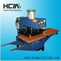 Two changeable locations pneumatic heat transfer machine