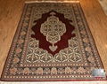 4x6ft hand knotted carpet silk