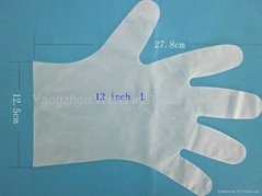 LDPE medical disposable plastic gloves