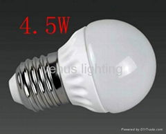 LED lights for interior use E27 G45 LED bulb light 4.5W 