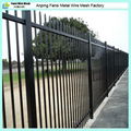 Galvanized tubular steel fence in store 1