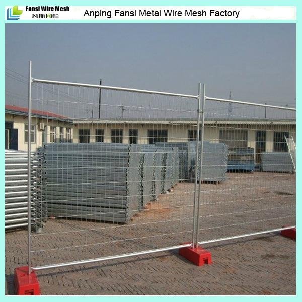 Hot dipped galvanized temporary fence