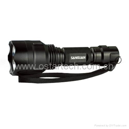 Red/Green Hunting Torch rechargeable and waterproof light 3