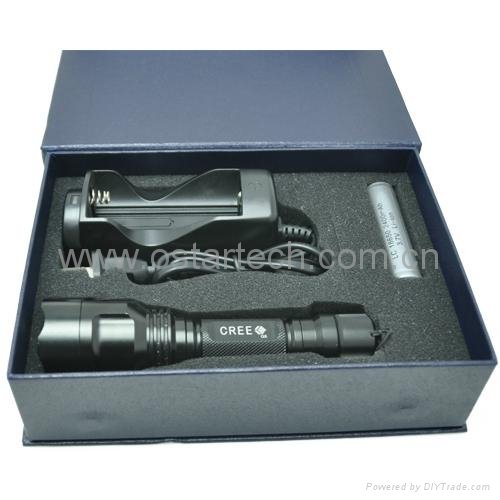 Red/Green Hunting Torch rechargeable and waterproof light 5