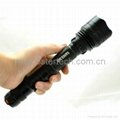 Tactical LED rechargeable Flashlight with Cree xml t6 led 2