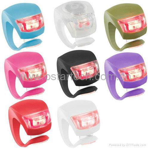 Silicone ultra bright bike light  2