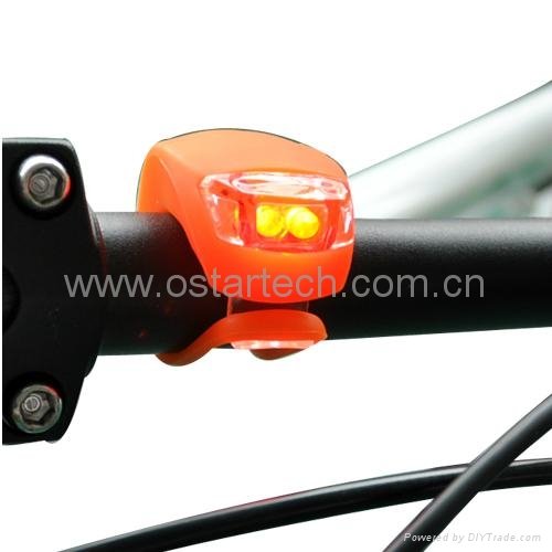 Silicone ultra bright bike light  3
