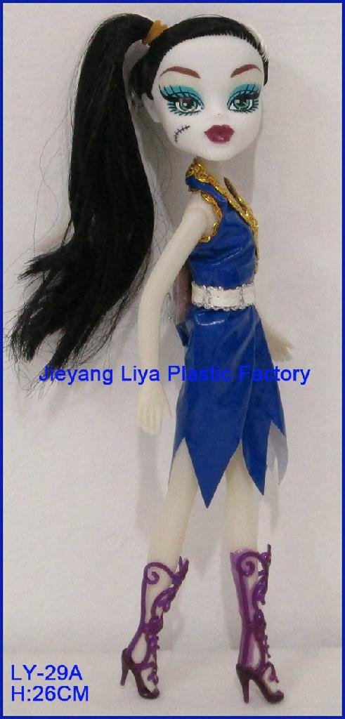 Plastic Fashion Monster High Doll For Girls 3