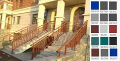 Baisheng Galvanized steel pipe stair handrail(BSH)