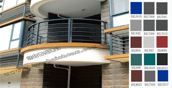 Hot-dip zinc galvanized steel Decorative balcony fence(BSY2)