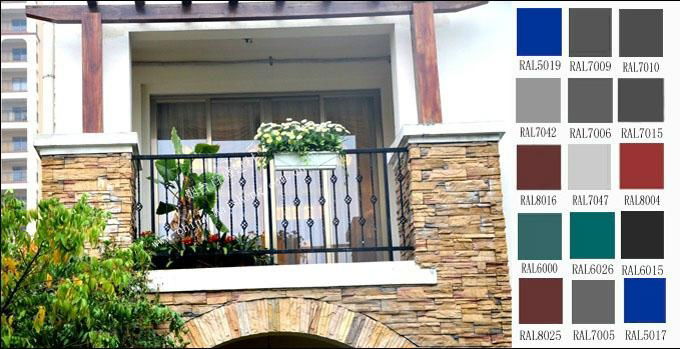 Galvanized steel balcony fence(BSY3) 2