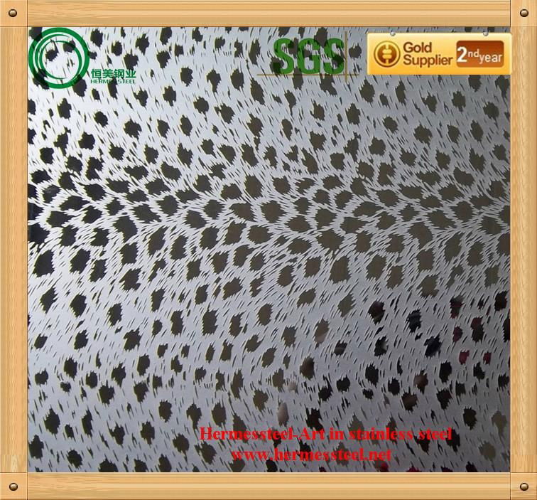 latest cheap etched stainless steel sheet 4