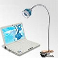 Reading Wall 3W Gooseneck Shelf Clip USB Led Bedside Lamps 3