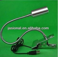 Hot 3W Clip-On Gooseneck Flexible LED USB Reading Light