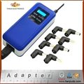 multi-functional 90W Automatic 7colors Adapter power supply with LCD and USB 5V  4