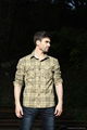 2013 Leisure Cotton Fashion Man Shirt with plaid pattern 2