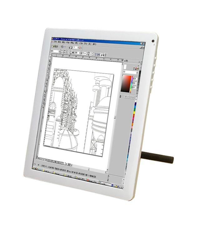 15'' LED interactiv capacitive drawing tablet mornitor multi-dual touch panel 4
