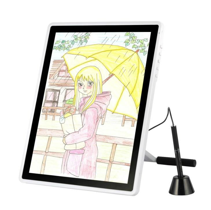 white 15'' LED interactive pen display tablet monitor 2