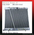 toyota parts #000447 toyota hiace radiator diesel automatically radiator for hia 1