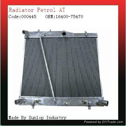 toyota parts #000447 toyota hiace radiator diesel automatically radiator for hia 4