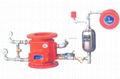 Wet alarm valve