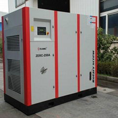 Oil free screw air compressor