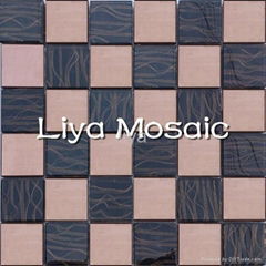 Glass mosaic tiles