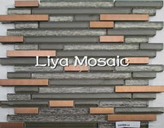  Glass mosaic tiles