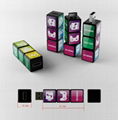 Customs twist cube usb pendrive with free logo 1