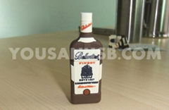 Ballantines Bottle Shape USB Flash Drive