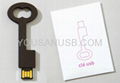 PVC Retro Skeleton Key USB Drive  1