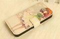 2013 cute Korea colorful flip printing phone case 2