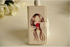 2013 wholesale classic European wallet leather phone shell 