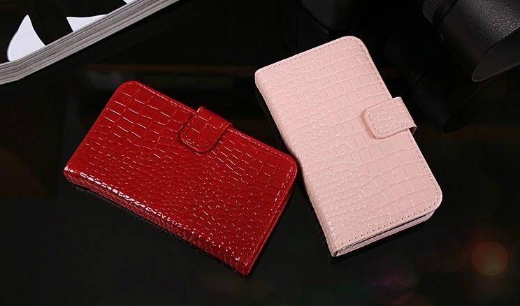 2013 new fashion crocodile leather iphone4/5 case 3
