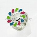 Colorful stainless steel Ring