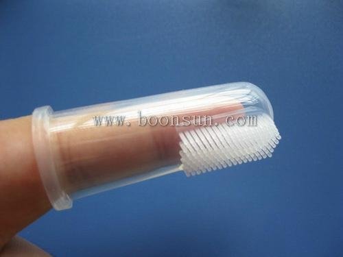 Silicone Finger Shape Toothbrush