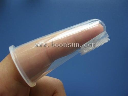 Silicone Finger Shape Toothbrush 3