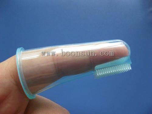 Silicone Finger Shape Toothbrush 4