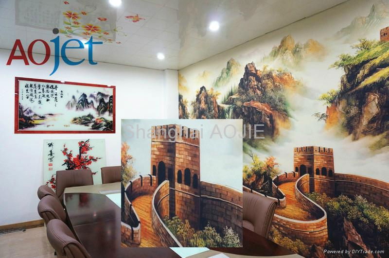 true uv flatbed printer 1440dpi wall paper  banner uv printer 