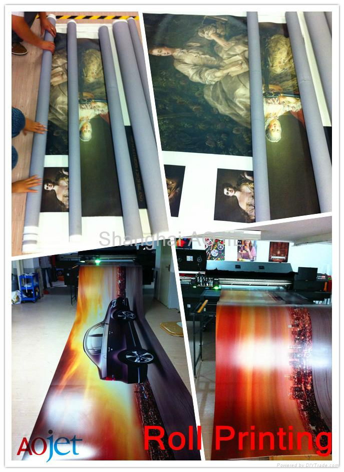 true uv flatbed printer 1440dpi wall paper  banner uv printer  5