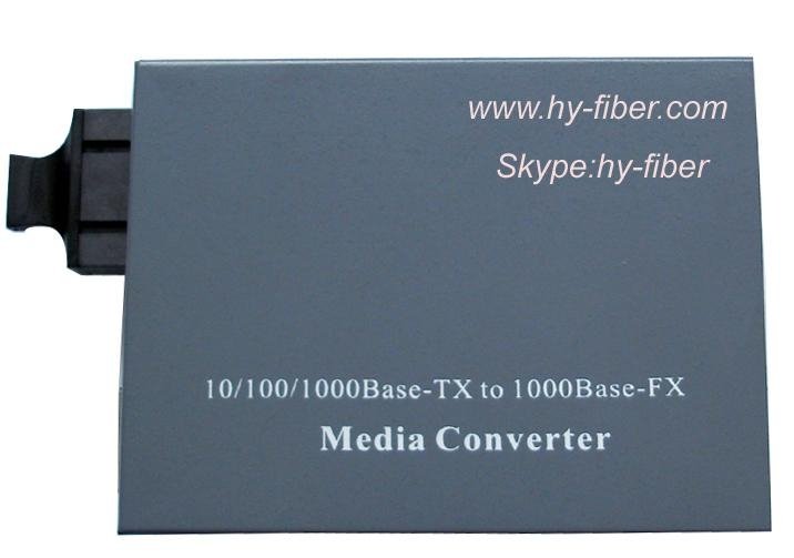 10/100/1000M Ethernet Fiber Media Converters SC,1310nm dual fiber 40km