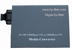 10/100/1000M Ethernet Fiber Media Converters SC,1310nm dual fiber 40km