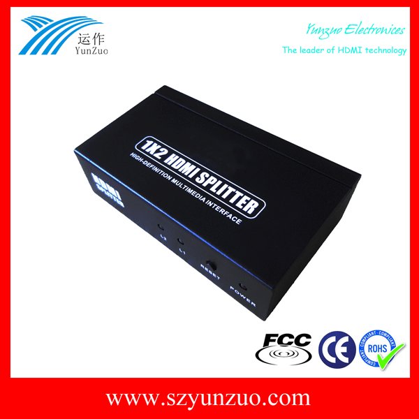 3D 1080P HDMI SPLITTER 1X2 1.4